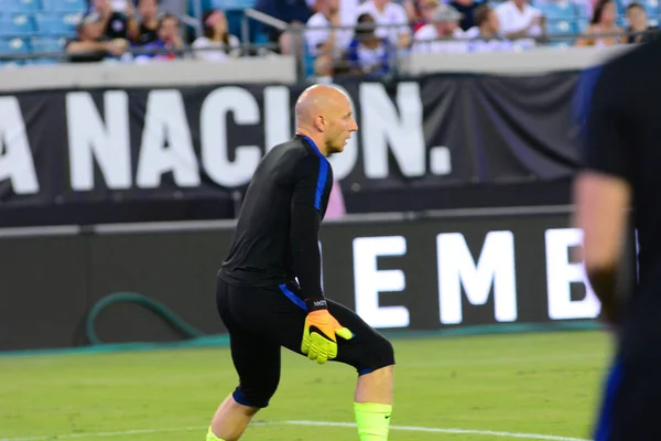 Abd Futbol Takımı Eylül 2016 Jacksonville Florida Everbank Field Trinidad — Stok fotoğraf