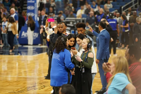 Orlando Magic Värd Miami Heat Amway Center Orlando Florida Lördag — Stockfoto