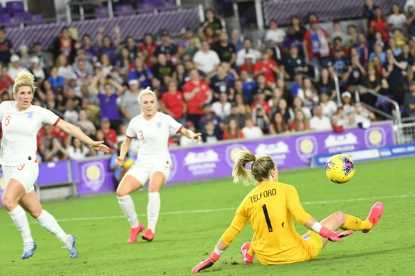 5 Mart 2020 'de Orlando Florida' daki Exploria Stadyumu 'nda düzenlenen 2020 SheBelieves Kupası' nda ABD - İngiltere Karşılaşması 