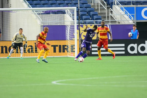 Orlando City SC, 29 Haziran 2016 'da Orlando Florida' daki Kamp Dünyası Stadyumu 'nda Fort Lauderdale Strikers' a ev sahipliği yaptı..