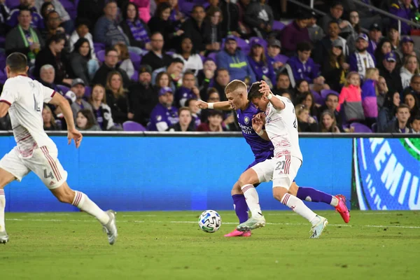 Orlando City Värd Real Salt Lake Exploria Stadium Lördag Februari — Stockfoto