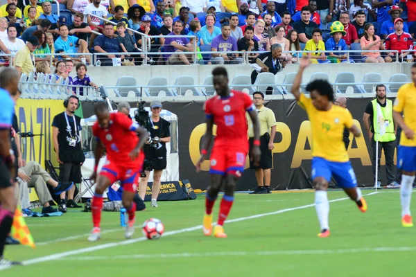 Brezilya, 8 Haziran 2016 tarihinde Orlando Florida 'daki Copa America Centenario' da Haiti ile karşılaştı.. 