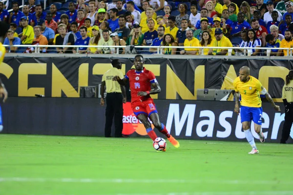 Бразилия Сталкивается Гаити Время Кубка Америки Centenario Орландо Флорида Кемпинге — стоковое фото