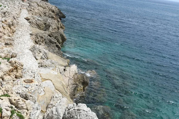 Vackra Klippor Vid Stranden — Stockfoto