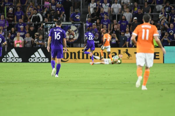 Orlando City SC, 22 Eylül 2018 'de Florida Exploria Stadyumu' nda Houston Dynamo 'yu ağırladı..