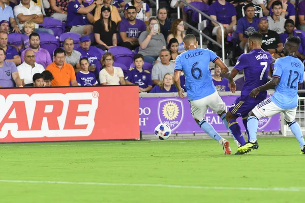 Orlando City 26 Temmuz 2018 'de Florida Exploria Stadyumu' nda NYC FC 'ye ev sahipliği yaptı. Fotoğraf: Marty Jean-Louis
