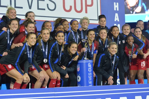 ABD, 7 Mart 2018 tarihinde Orlando City Stadyumu 'ndaki SheBelives Kupası' nda İngiltere ile karşı karşıya geldi..  