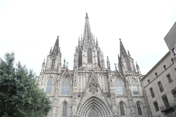 Kilátás Templom Expiatori Szent Család Barcelona — Stock Fotó