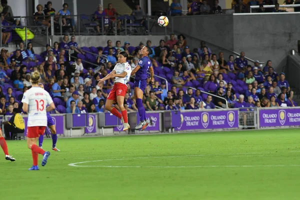 Orland Pride, 25 Ağustos 2018 'de Orlando Florida' daki Exploria Stadyumu 'nda Chicago Red Stars' a ev sahipliği yapıyor..  