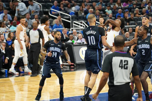 Orlando Magic Φιλοξενεί Τους Κλίβελαντ Καβαλίερς Στο Amway Center Κατά — Φωτογραφία Αρχείου