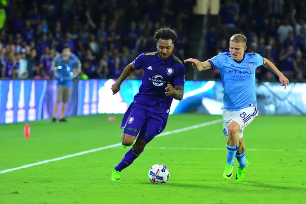 Orlando City, 5 Mart 2017 'de Orlando City Stadyumu' nda NYC FC 'ye ev sahipliği yaptı..  
