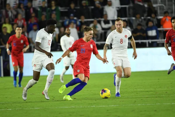 Amerikan Futbol Takımı 15 Kasım 2019 Cuma günü Orlando Florida 'daki Exploria Stadyumu' nda oynanan Concacaf Uluslar Ligi karşılaşmasında Kanada 'ya ev sahipliği yapmaktadır.