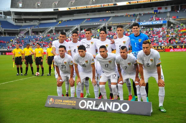 Bolivia Möter Panama Copa American Centenario Orlando Florida Camping World — Stockfoto