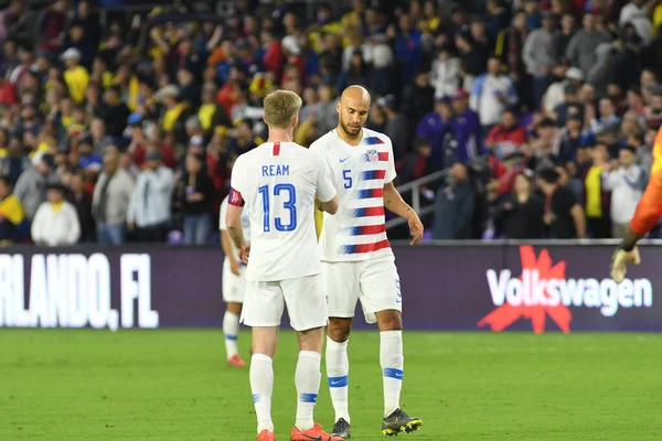 Men National Team Värd För Ecuador National Team Orlando City — Stockfoto