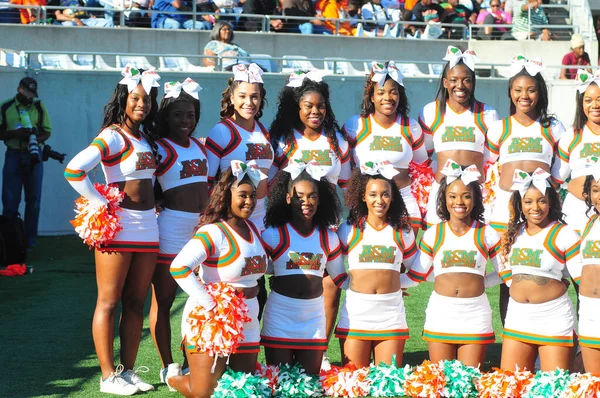 Florida Rattlers Face Bethune Cookman Wildcats Durig Florida Classics Camping — стоковое фото