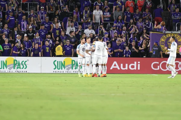 Orlando City Hospeda Minnesota United Orlando City Stadium Orlando Florida — Fotografia de Stock