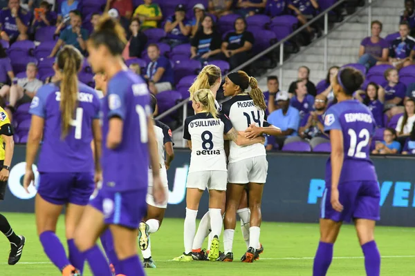 Orlando Pride, 23 Mayıs 2018 'de Orlando Florida' daki Exploria Stadyumu 'nda Kuzey Carolina Cesareti' ne ev sahipliği yapmaktadır..  