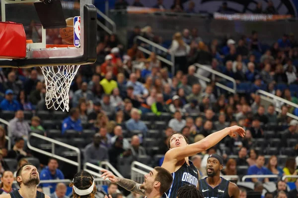 Orlando Magic Φιλοξενήσει Την Μινεσότα Timberwolves Στο Amway Center Την — Φωτογραφία Αρχείου