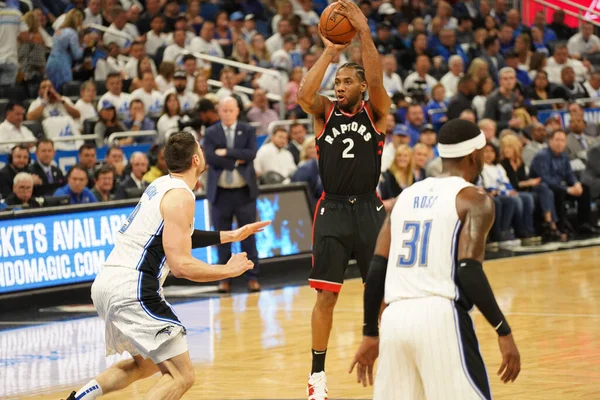 Orlando Magic Hosts Toronto Rapters Během Prvního Kola Play Nba — Stock fotografie