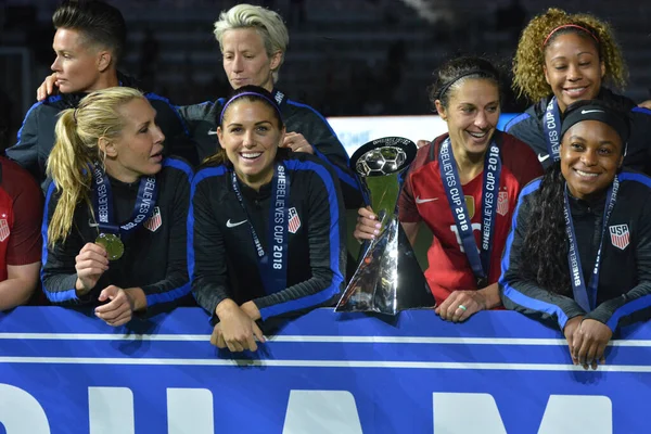 Estados Unidos Compite Contra Inglaterra Durante Copa Shebelives Orlando City —  Fotos de Stock