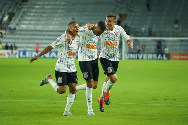 Florida Cup 2020 Corinthians Nycfc Partido Exploria Stadium Orlando Florida — Foto de Stock