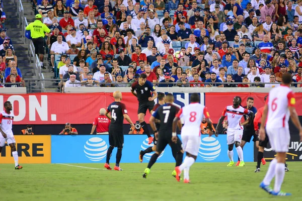 États Unis Équipe Soccer Accueille Trinidad Tobago Everbank Field Jacksonville — Photo