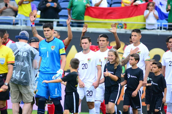 Boliwia Twarz Panama Podczas Copa American Centenario Orlando Floryda Camping — Zdjęcie stockowe