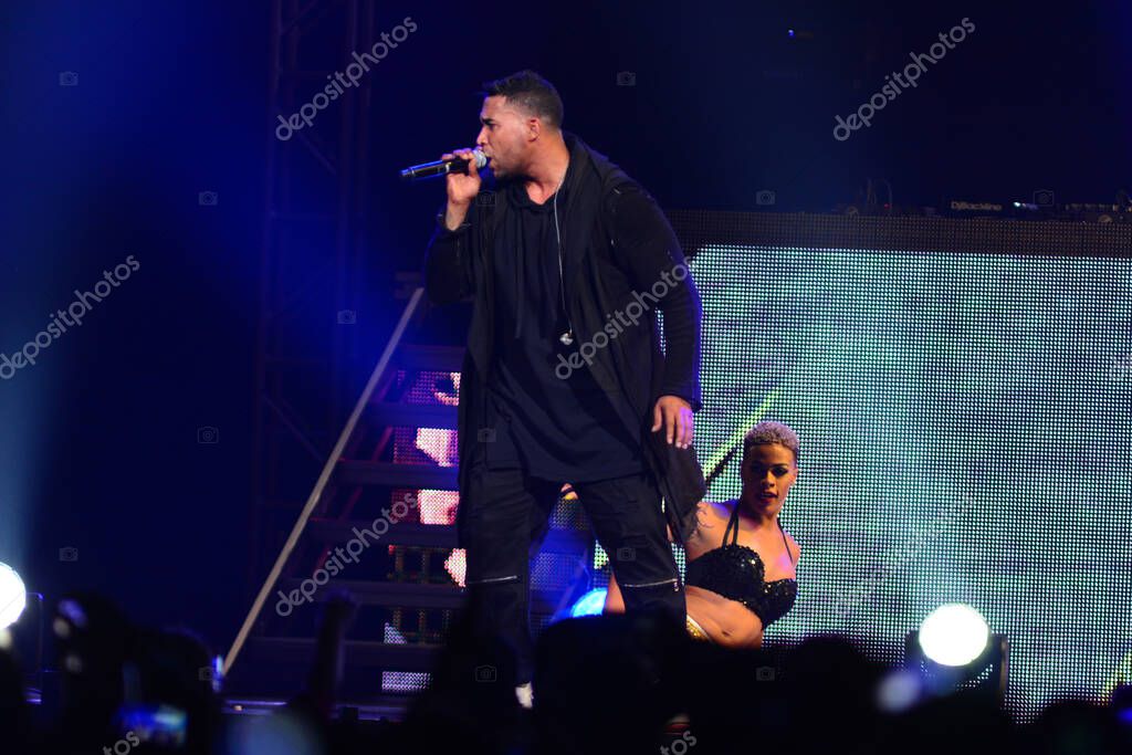 Daddy Yankee y Don Omar en concierto en el Amway Center en Orlando