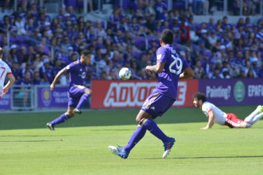 Orlando City SC, 9 Nisan 2019 'da Orlando, Florida' daki Citrus Bowl 'da New York Red Bulls' a ev sahipliği yapıyor..  
