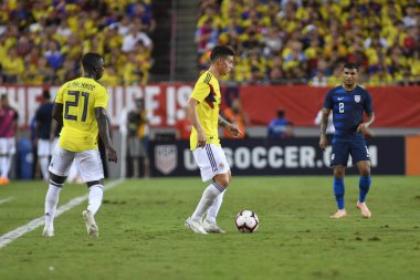 ABD Kolombiya 'ya karşı Raymond James Stadyumu' nda 11 Ekim 2018 'de.  