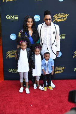 24 Mart 2018 Cumartesi günü Las Vegas 'taki Orleans Resort' ta düzenlenen 33. Yıldız Ödülleri Kırmızı Halı sırasında ünlüler. 