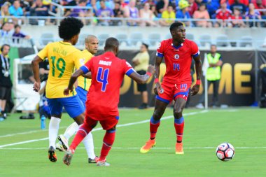 Brezilya, 8 Haziran 2016 tarihinde Orlando Florida 'daki Copa America Centenario' da Haiti ile karşılaştı..