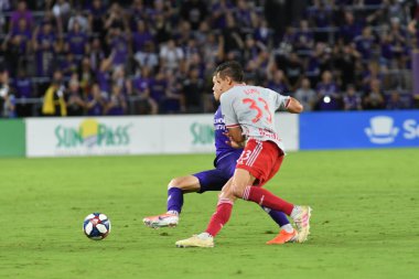 Orlando City 21 Temmuz 2019 tarihinde Florida, Orlando 'da Exploria Stadyumu' nda New York Red Bulls 'a ev sahipliği yaptı..