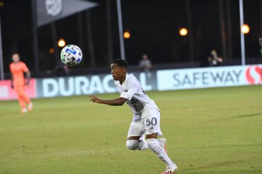 Los Angeles Galaksisi, 14 Temmuz 2020 'de Orlando Florida ABD' deki ESPN Vahşi Spor Dünyası 'nda düzenlenen MLS Sırt Turnuvası sırasında Portland Timbers ile karşı karşıya geldi.