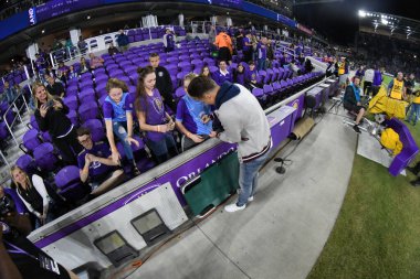 Orlando City SC, 10 Mart 2018 'de Orlando City Stadyumu' nda Minnesota United FC 'ye ev sahipliği yaptı..  