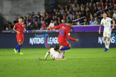 Amerikan Futbol Takımı 15 Kasım 2019 Cuma günü Orlando Florida 'daki Exploria Stadyumu' nda oynanan Concacaf Uluslar Ligi karşılaşmasında Kanada 'ya ev sahipliği yapmaktadır.