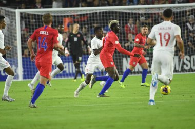 Amerikan Futbol Takımı 15 Kasım 2019 Cuma günü Orlando Florida 'daki Exploria Stadyumu' nda oynanan Concacaf Uluslar Ligi karşılaşmasında Kanada 'ya ev sahipliği yapmaktadır.