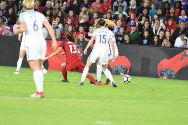 ABD, 7 Mart 2018 tarihinde Orlando City Stadyumu 'ndaki SheBelives Kupası' nda İngiltere ile karşı karşıya geldi..