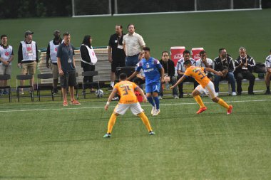 Atlanta United sunucusu Tigres & MLS Homegrown takımları 31 Temmuz 2018 'de Atlanta, Georgia' da düzenlenen MLS All Star haftasında. Fotoğraf: Marty Jean-Louis