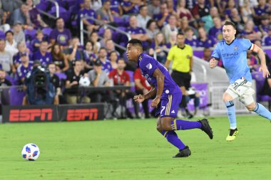 Orlando City 26 Temmuz 2018 'de Florida Exploria Stadyumu' nda NYC FC 'ye ev sahipliği yaptı. Fotoğraf: Marty Jean-Louis