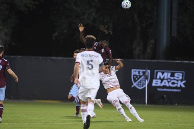 Real Salt Lake, 12 Temmuz 2020 'de Orlando Florida' da düzenlenen MLS Sırt Turnuvası sırasında Colorado Rapids ile karşı karşıya. 