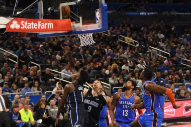Orlando Magic 29 Ocak 2019 'da Orlando Florida' daki Amway Center 'da OklahomaCity Thunder' a ev sahipliği yaptı.