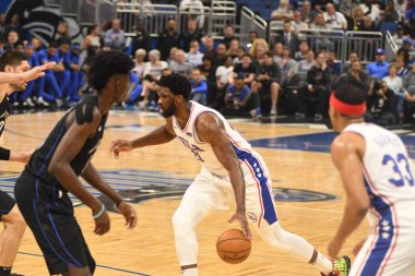 Orlando Magic, Philadelphia 76ers 'ı 25 Mart 2019' da Orlando Florida 'daki Amway Arena' da ağırlıyor.. 