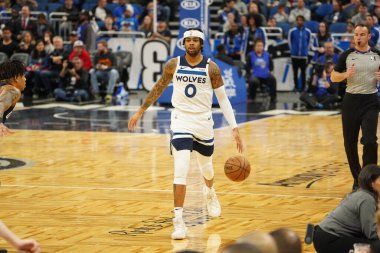 Orlando Magic 28 Şubat 2020 tarihinde Orlando Florida 'da Amway Center' da Minnesota Timberwolves 'a ev sahipliği yapar..  