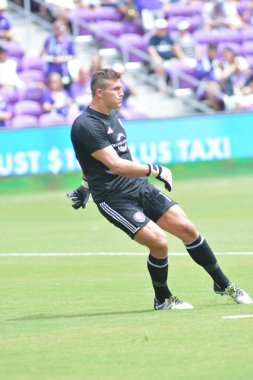Orlando City 15 Nisan 2017 'de Florida, Orlando' daki Citrus Bowl 'da Los Angeles Galaksisine ev sahipliği yaptı..  