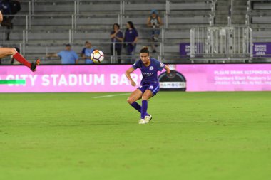 Orland Pride, 25 Ağustos 2018 'de Orlando Florida' daki Exploria Stadyumu 'nda Chicago Red Stars' a ev sahipliği yapıyor..