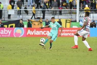Fluminense, Florida Kupası 'nda 15 Ocak 2018' de Orlando Florida 'da oynanan Spektrum Stadyumu' nda Barcelona SC 'ye karşı..