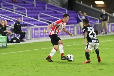 Korintliler, 10 Ocak 2018 'de Orlando City Stadyumu' nda düzenlenen Florida Kupası 'nda PSV Eindhoven' a karşı..  