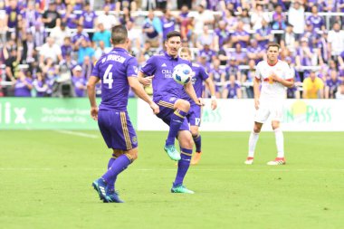 Orlando City, 31 Mart 2018 'de Orlando Florida' daki Exploria Stadyumu 'nda New York Red Bulls' a ev sahipliği yaptı..  
