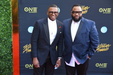 24 Mart 2018 Cumartesi günü Las Vegas 'taki Orleans Resort' ta düzenlenen 33. Yıldız Ödülleri Kırmızı Halı sırasında ünlüler.